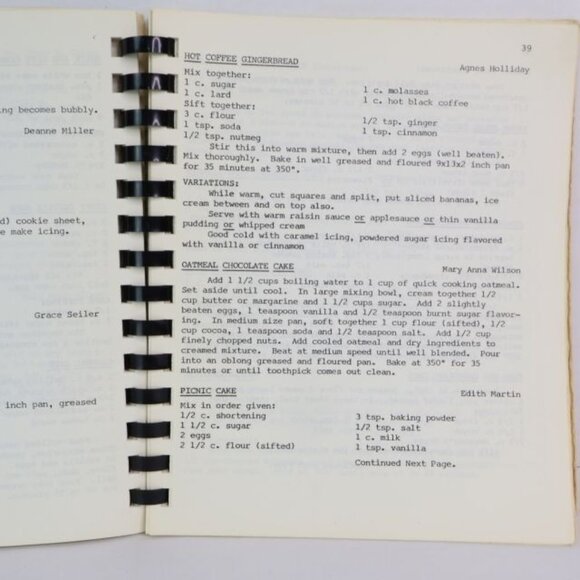 Vintage Island United Methodist Church Cookbook Muscatine IA Midwest Recipes - Picture 5 of 11